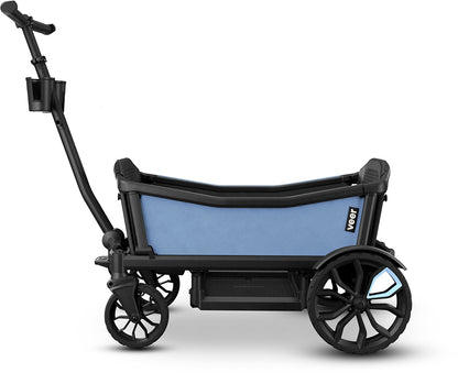 Veer Cruiser (2 Seater) Stroller Wagon + Sidewall Kit Bundle - Blue Beryl