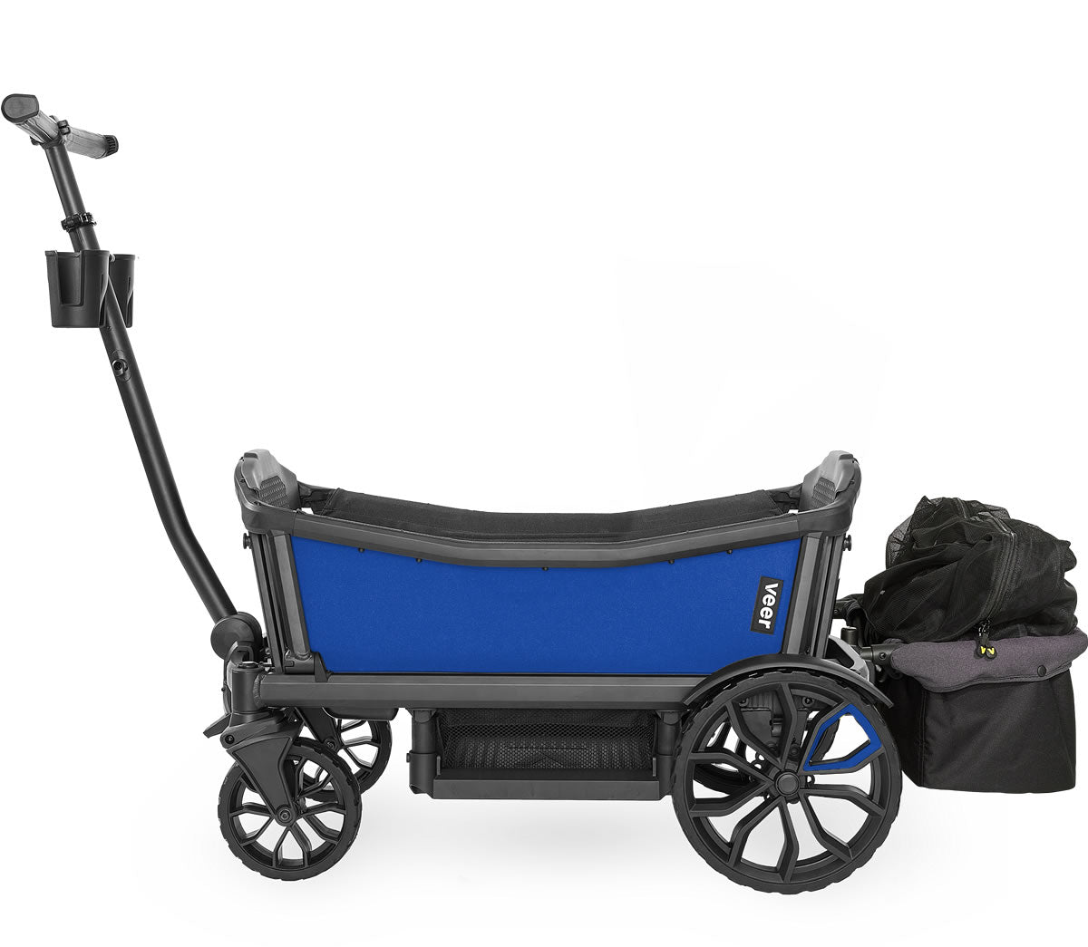 Veer Cruiser Stroller Wagon + Basket Bundle - Kai Blue