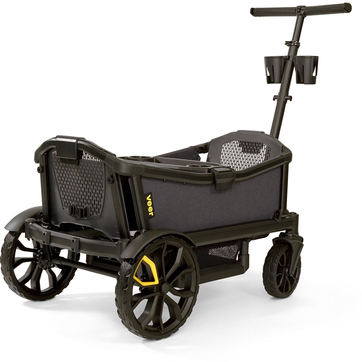 Veer Cruiser (2 Seater) Stroller Wagon + Canopy Bundle - Grey/Ice Camo