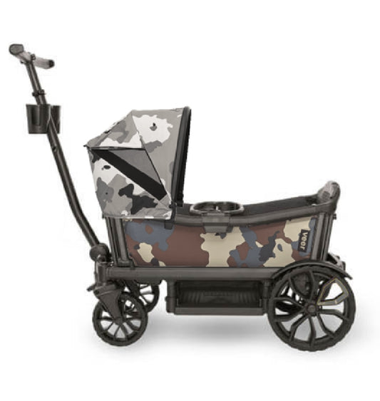 Veer Cruiser Stroller Wagon + Canopy Bundle - Camo/Ice Camo