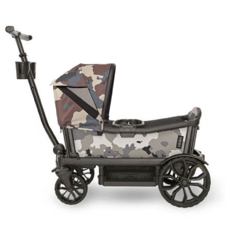 Veer Cruiser Stroller Wagon + Canopy Bundle - Ice Camo/Camo