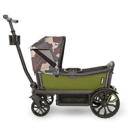 Veer Cruiser Stroller Wagon + Canopy Bundle - Joshua Green/Camo