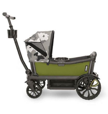 Veer Cruiser Stroller Wagon + Canopy Bundle - Joshua Green/Ice Camo