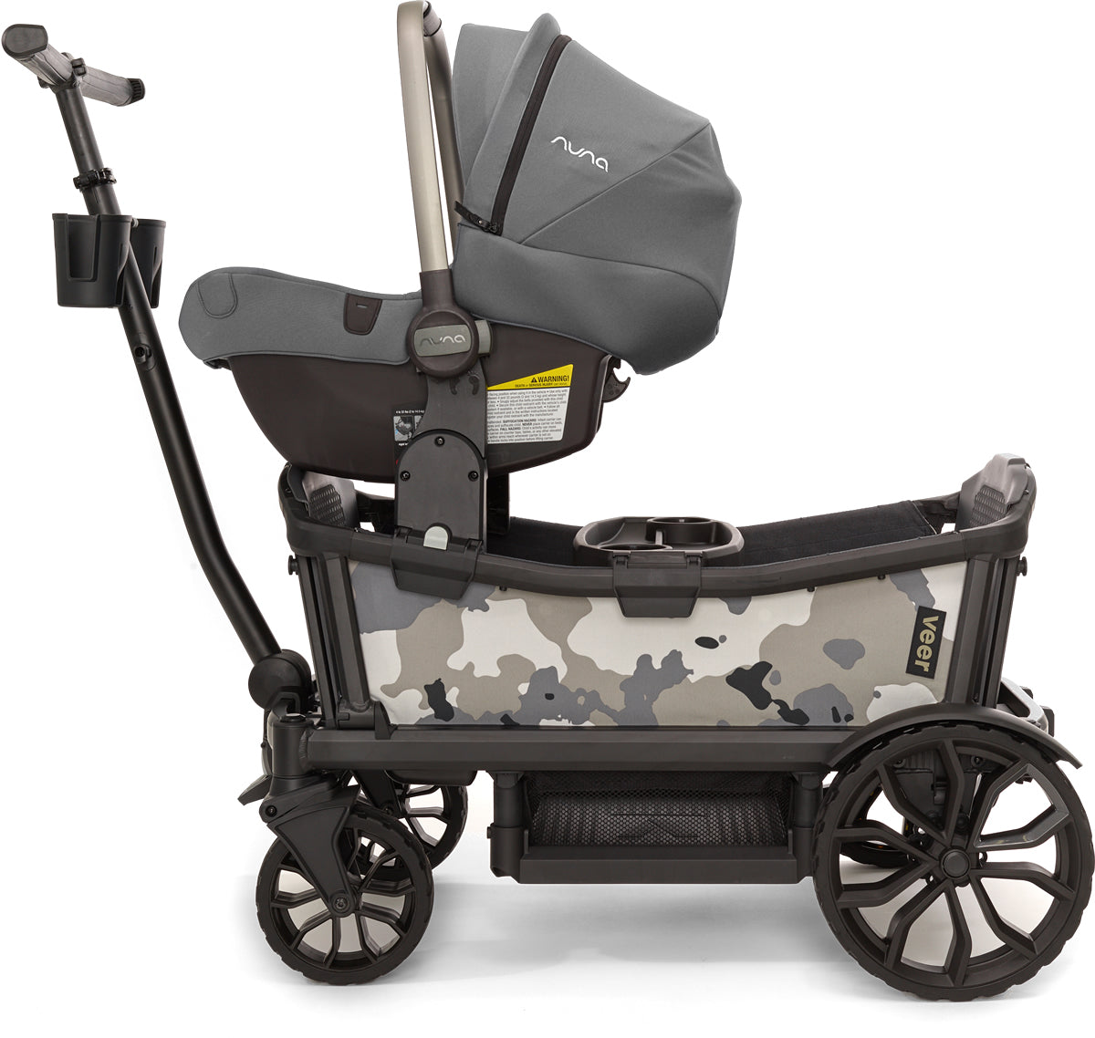 Veer Cruiser (2 Seater) Stroller Wagon Bundle - Ice Camo