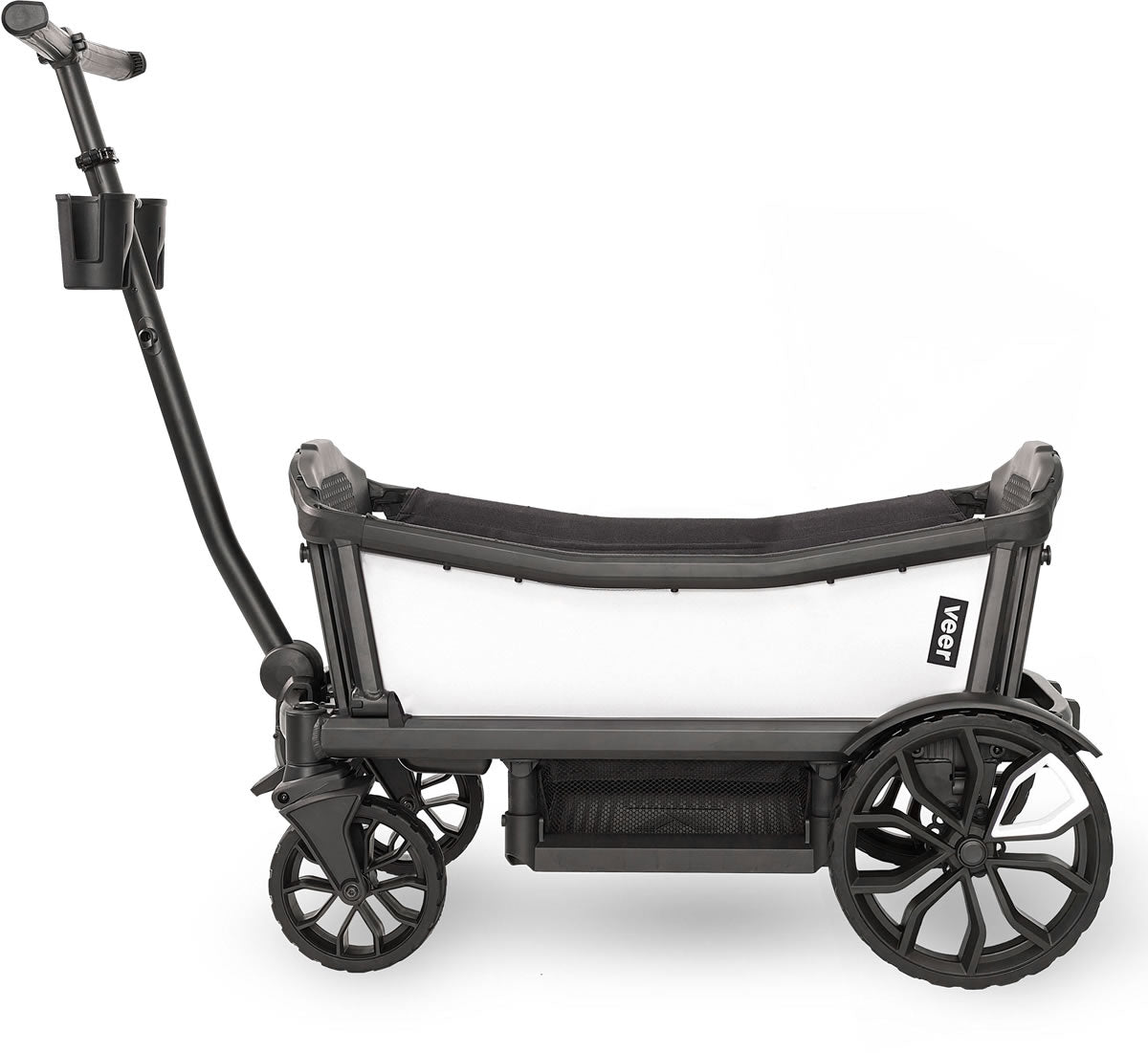 Veer Cruiser (2 Seater) Stroller Wagon Bundle - Savanna White