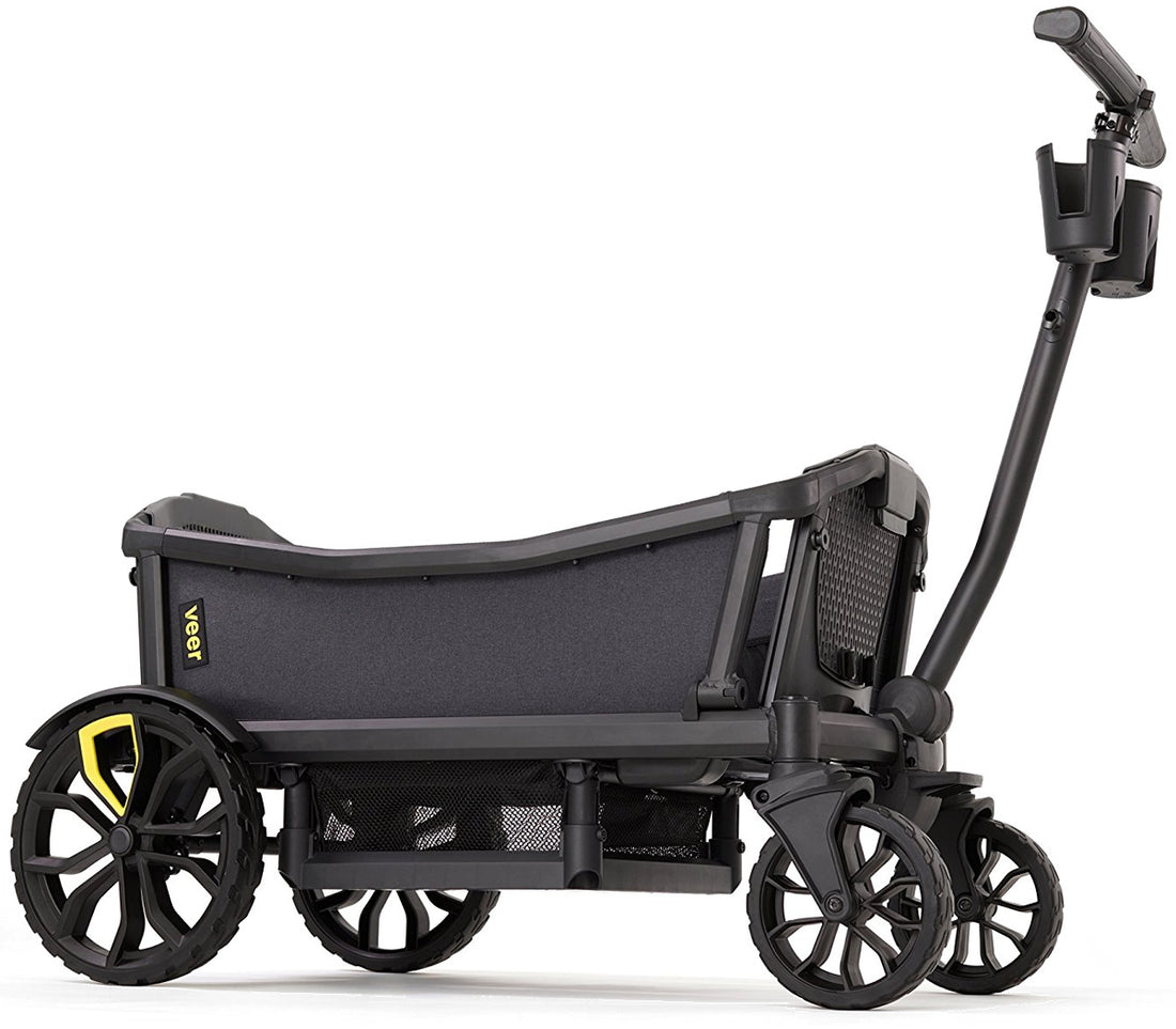 Veer Cruiser (2 Seater) Stroller Wagon Bundle - Gray