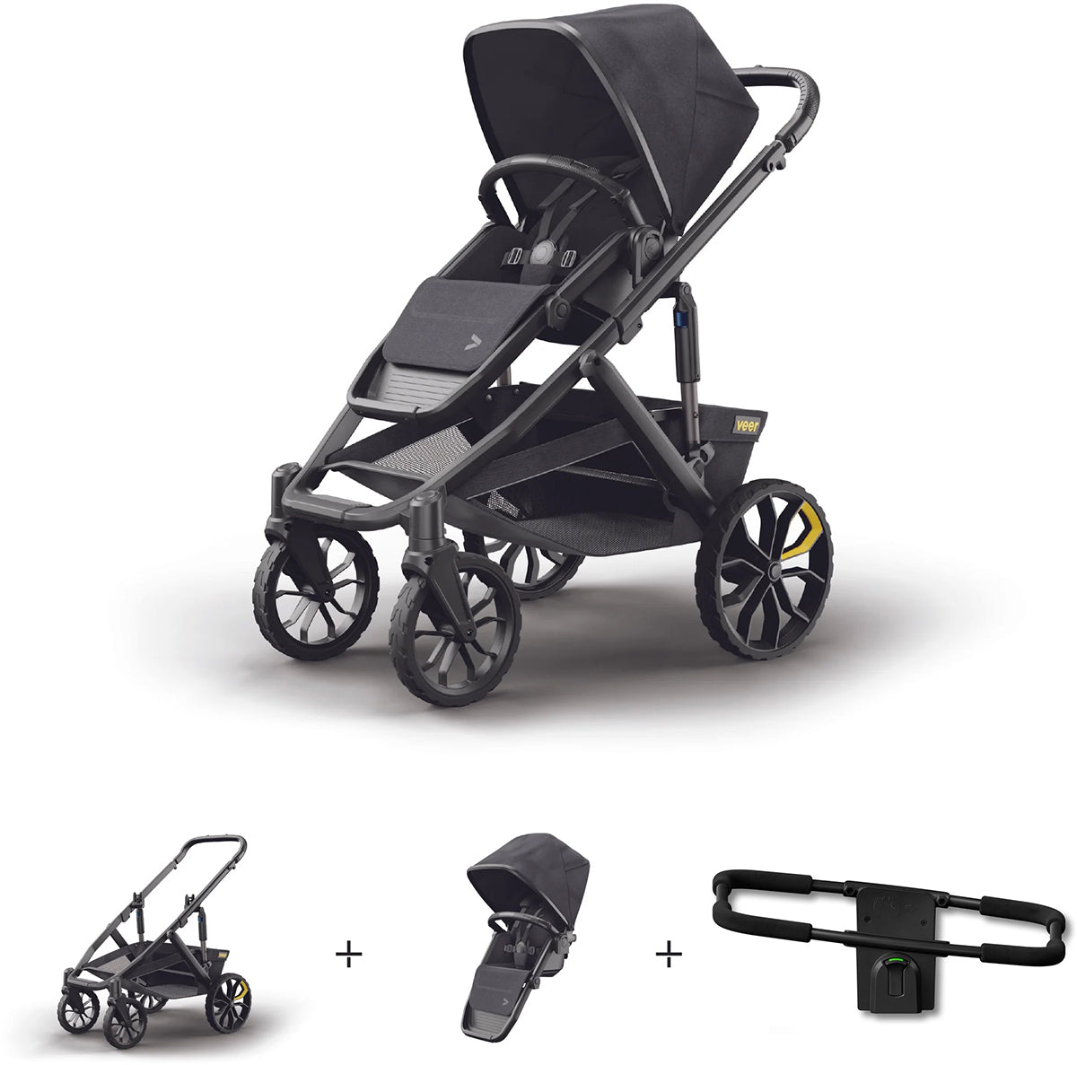 Veer Switch&Roll With Car Seat Adapter Bundle - Chicco