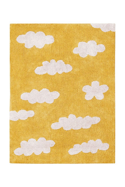 Lorena Canals Clouds Rug - Mustard (4' x 5' 3")