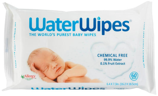 WaterWipes Baby Wipes, 60 ct