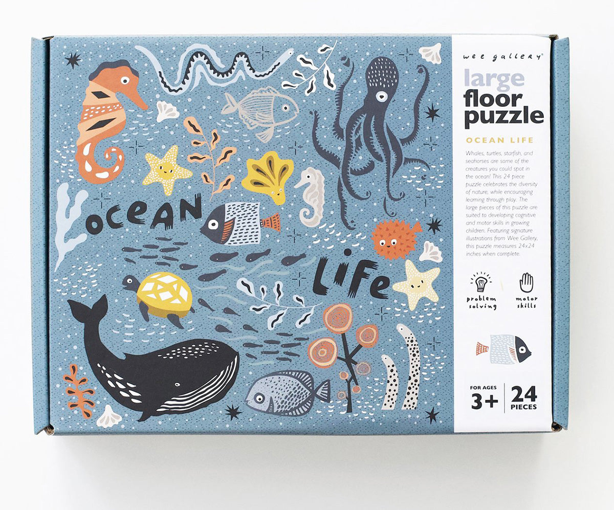 Wee Gallery Floor Puzzle - Ocean Life