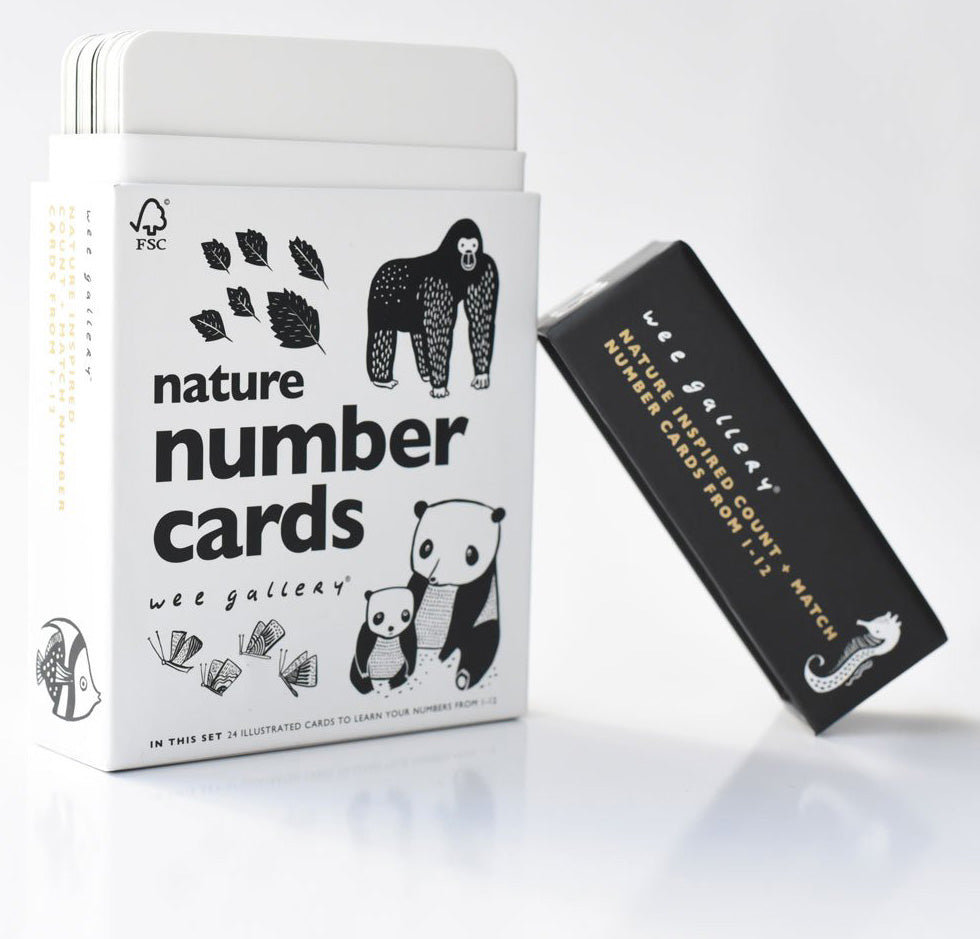 Wee Gallery Number Cards - Nature