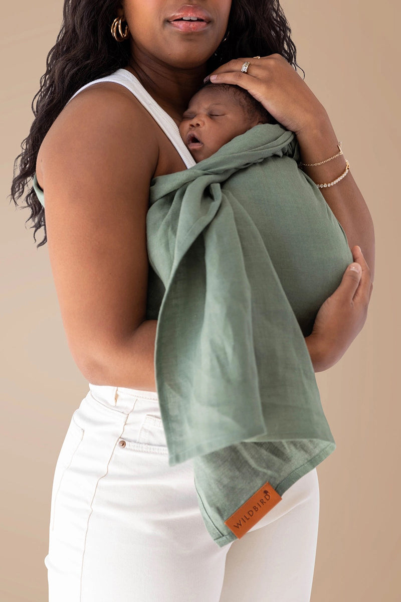 WildBird Linen Ring Sling, Standard (74") - Acadian / Gold