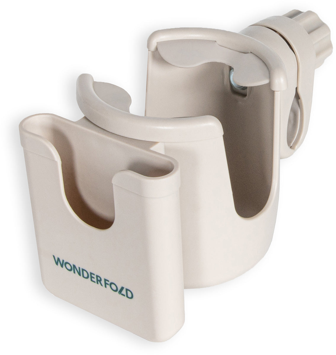 WonderFold 2-In-1 Cup & Phone Holder - Beige (fits all wagons)