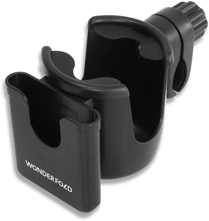 WonderFold 2-In-1 Cup & Phone Holder - Black (fits all wagons)