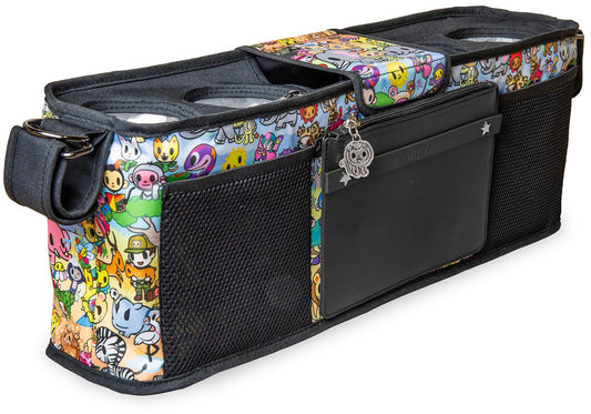 WonderFold Large Parent Console with 4 Insulated Cup Holders - Tokidoki Animalini