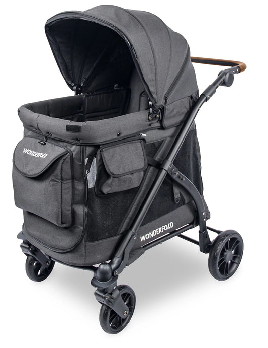 Wonderfold M1 (1 Seater) Stroller Wagon - Volcanic Black