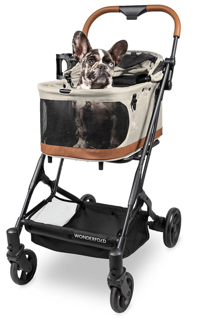 WonderFold P2 Pet Stroller - Sandy Beige