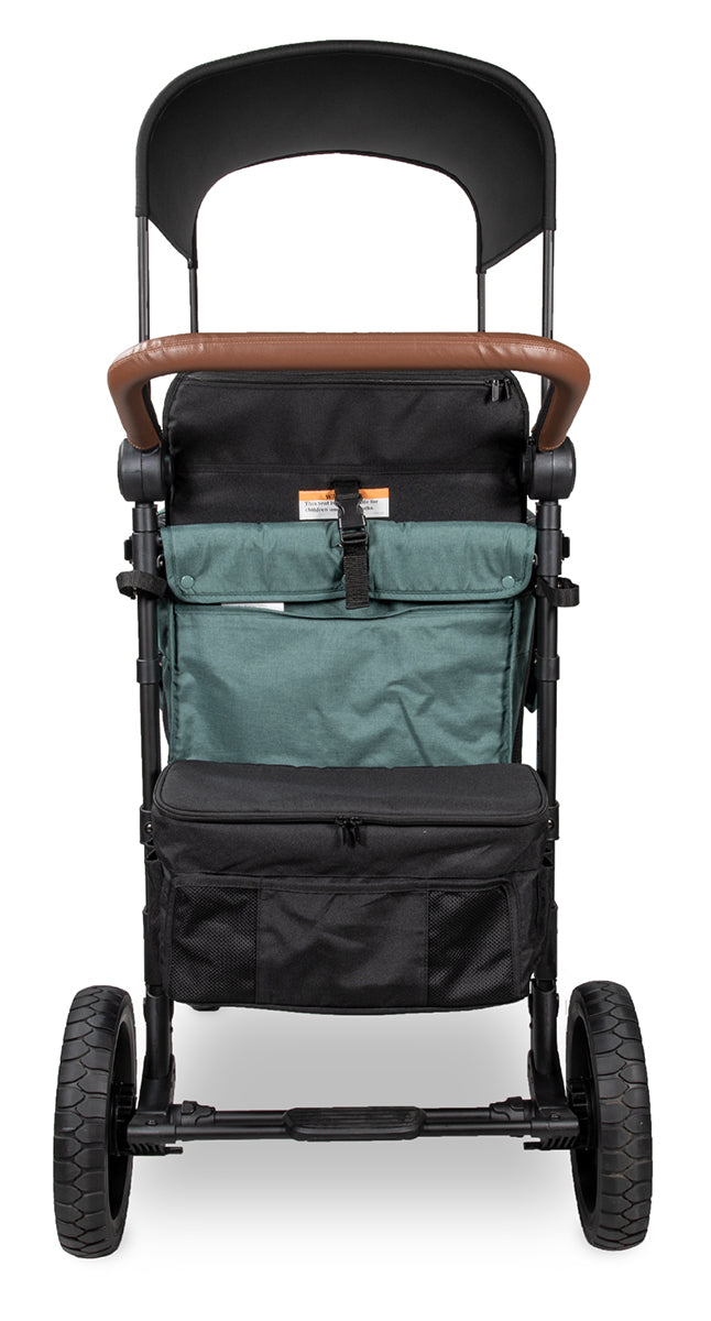 Wonderfold W2 Luxe Multifunctional Double (2 seater) Stroller Wagon - Hunter Green (Albee Exclusive)