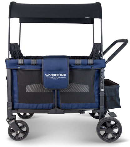 WonderFold W4 Original Quad (4 Seater) Stroller Wagon - Navy