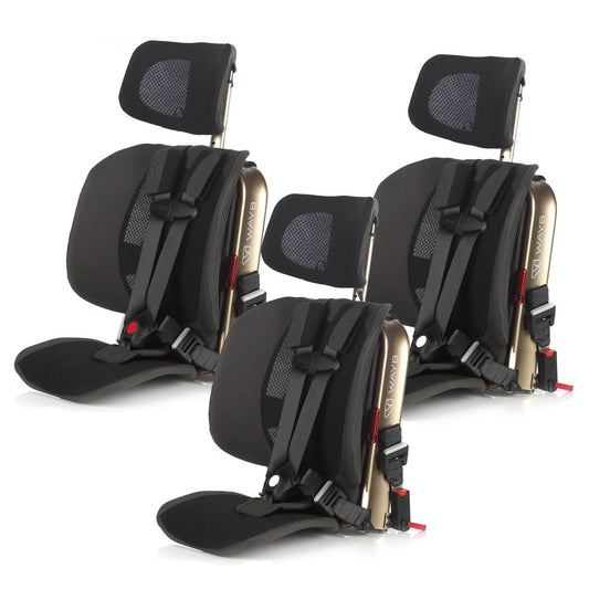 WAYB Pico Forward Facing Travel Car Seat - Earth (3 Pack)