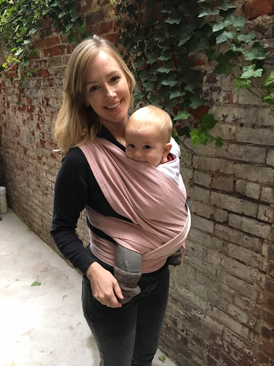 XOXO Buckle Wrap Baby Carrier, Repreve Collection - It's a Boy Pink