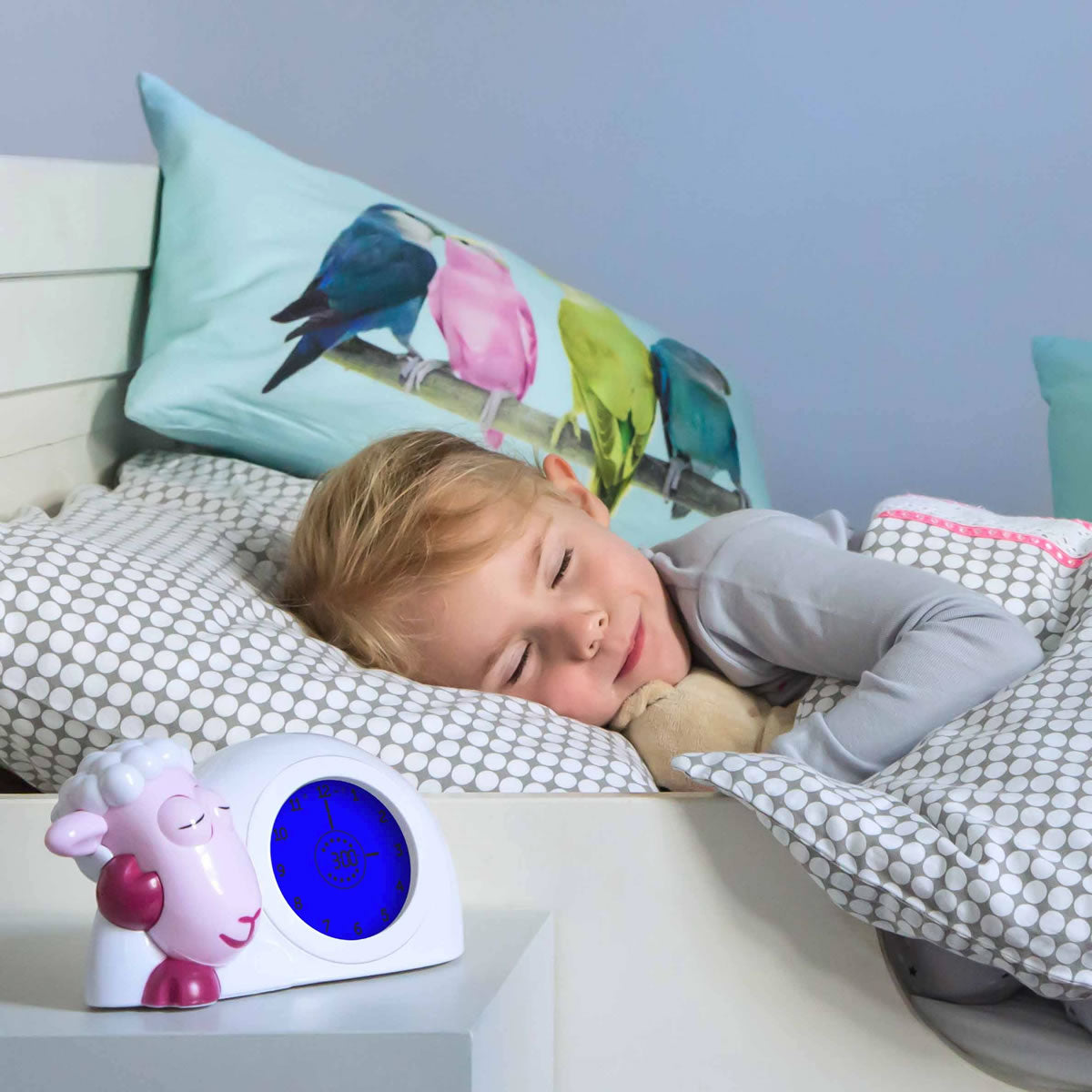 Zazu SAM Sleep Trainer & Nightlight - Grey