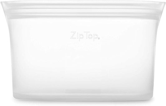 Zip Top Medium Dish - Frost