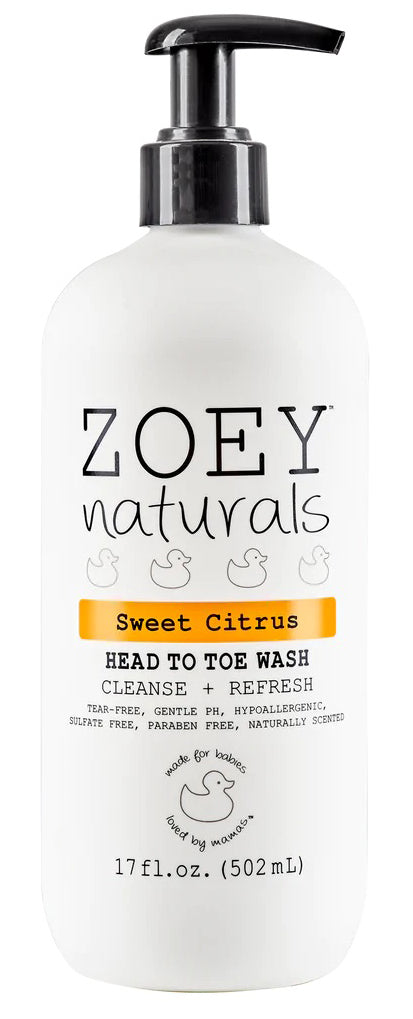 Zoey Naturals Head to Toe Wash - Sweet Citrus