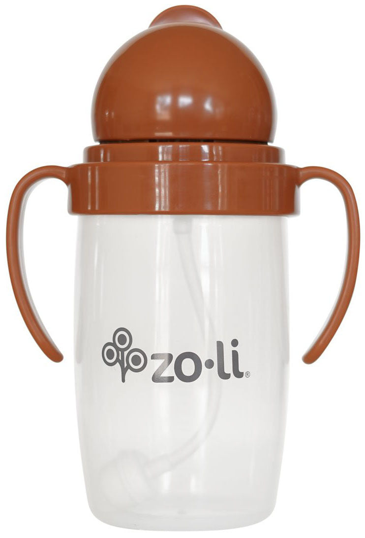 Zoli Bot 2.0 Weighted Straw Sippy Cup, 10oz - Copper Dust