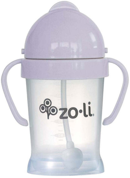 Zoli Bot Weighted Straw Sippy Cup, 6oz - Lilac