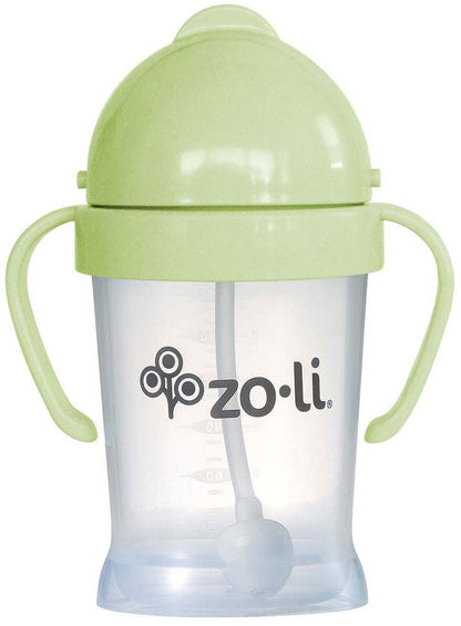 Zoli Bot Weighted Straw Sippy Cup, 6oz - Sage Green