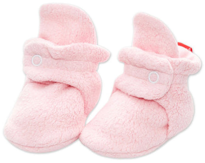 Zutano Cozie Fleece Baby Bootie - Baby Pink, 6m