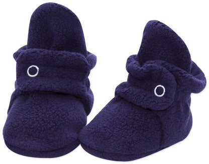 Zutano Cozie Fleece Baby Bootie - True Navy, 6m